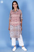 Khaadi Cotton Tilda Sleeveless Jacket In Block Print